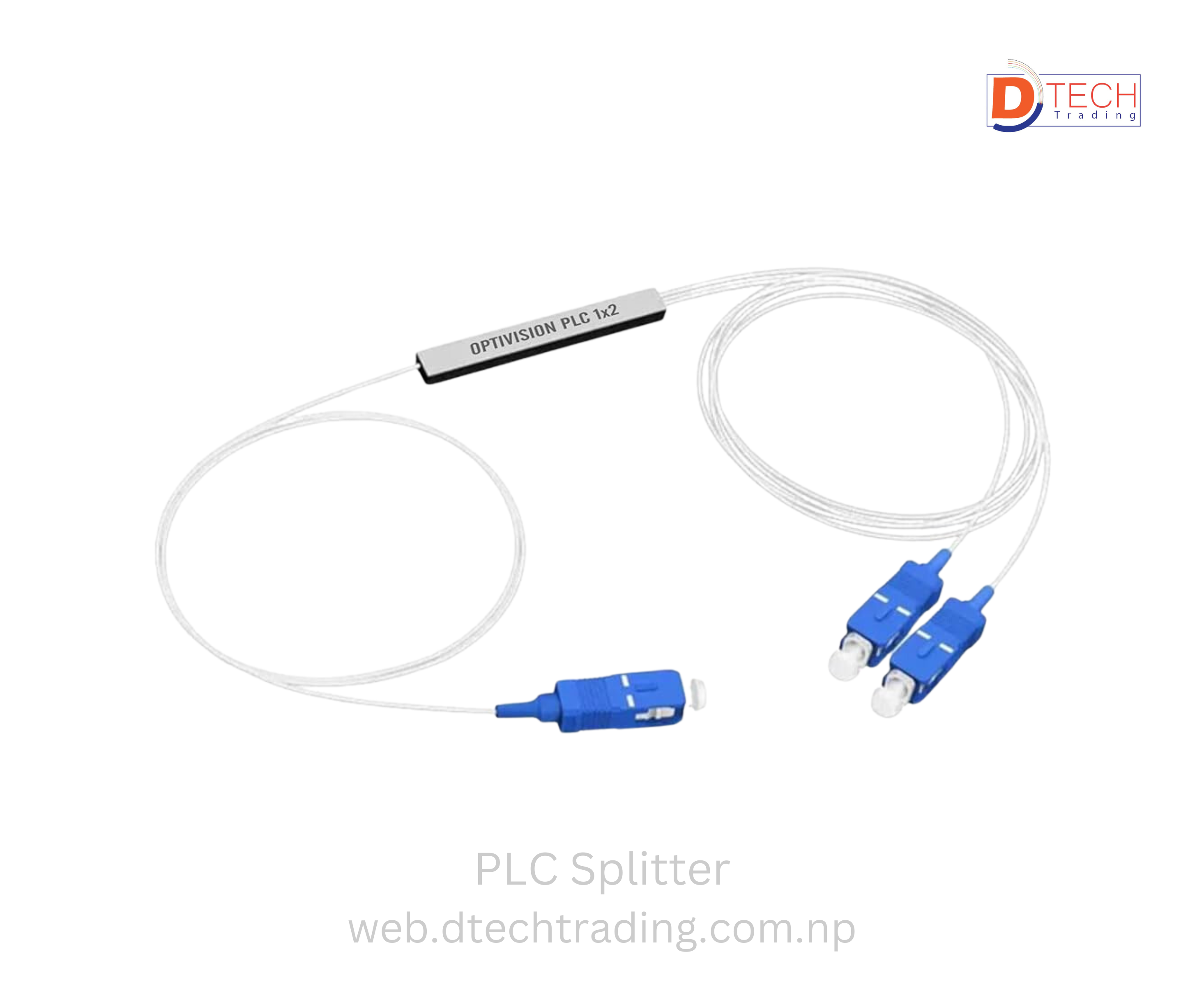 1*2 PLC Splitter SC / UPC With Connector